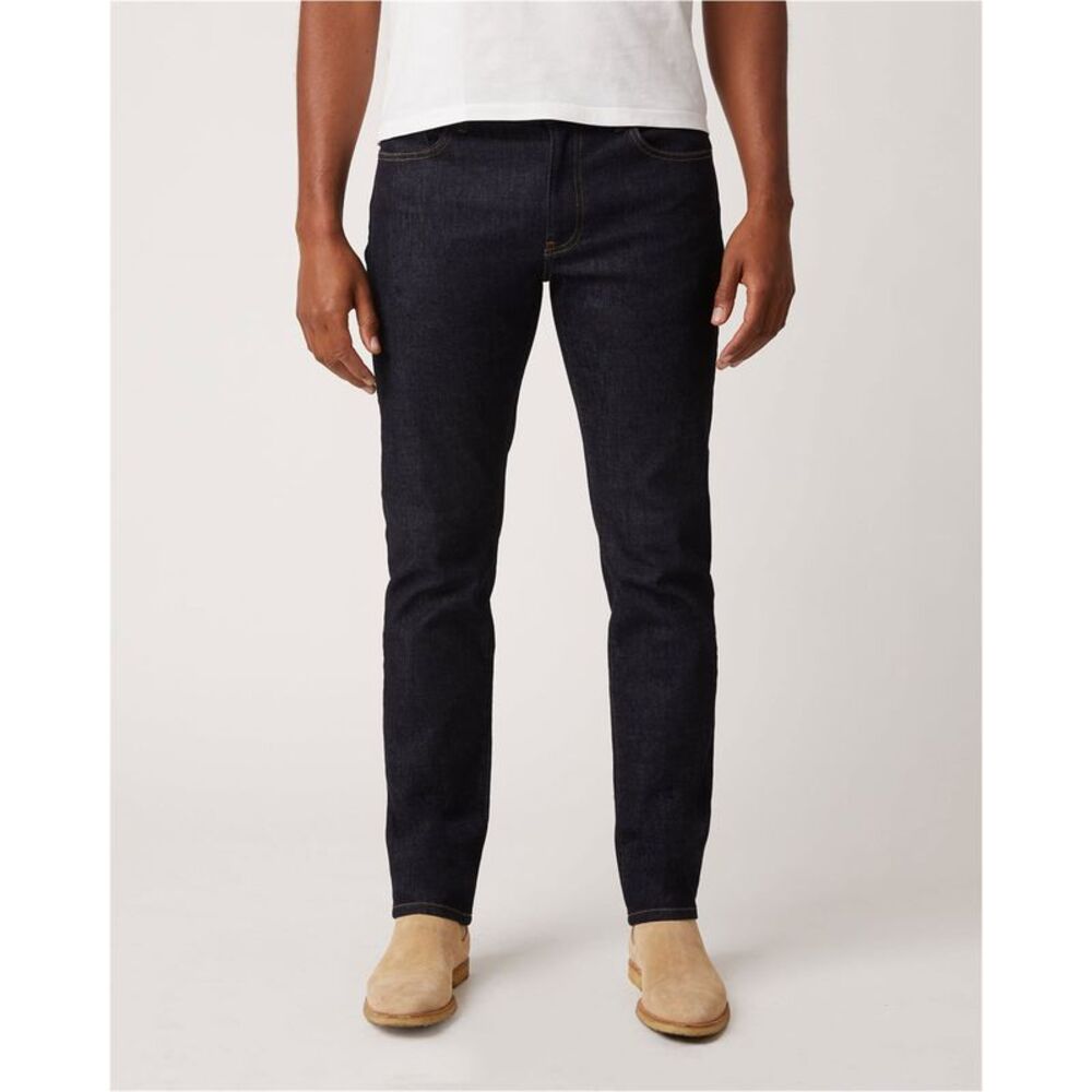 DSTLD Mens Dark Wash Tapered Slim Jeans, NWT